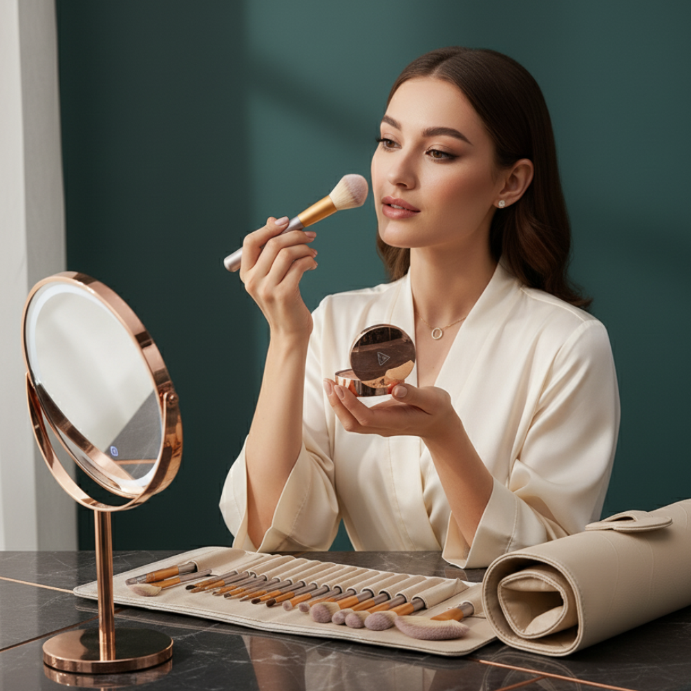 The Artisan's Choice: 12 or 24 Piece Wooden Brush Set