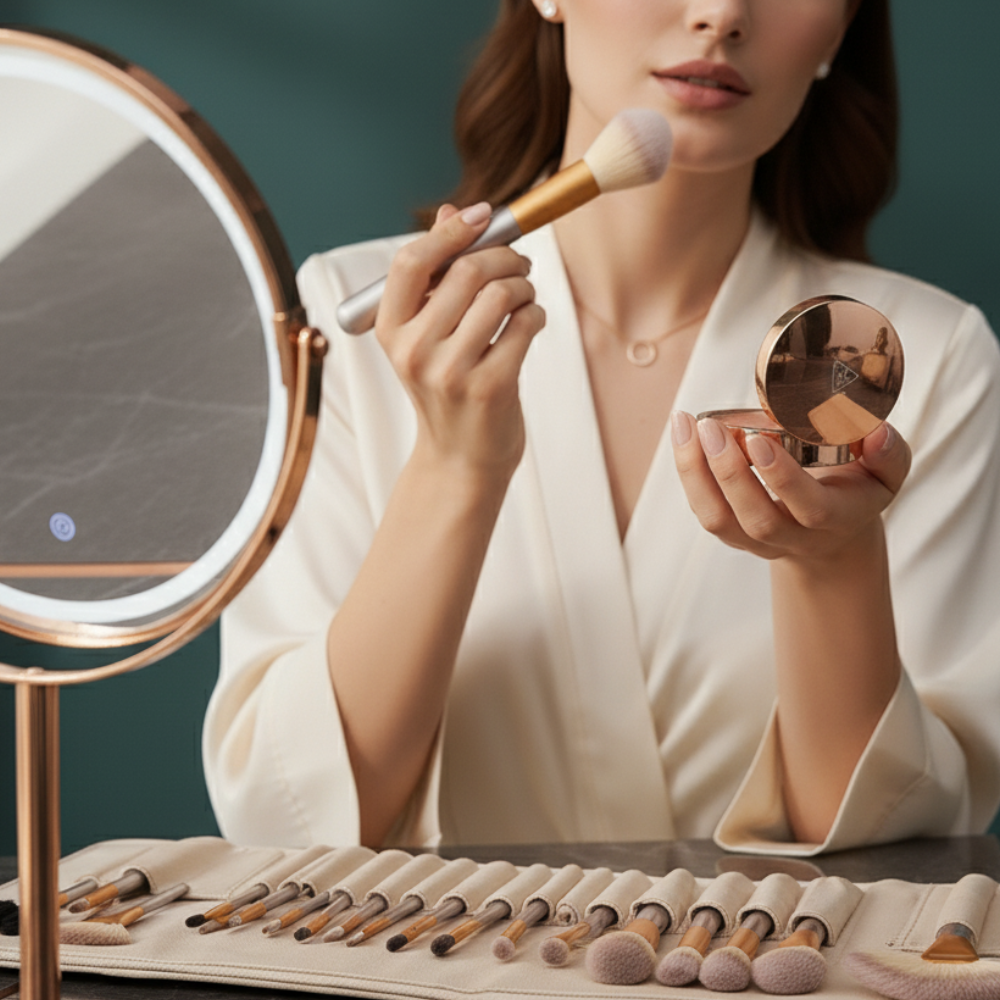 The Artisan's Choice: 12 or 24 Piece Wooden Brush Set